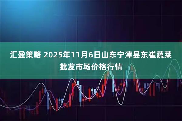 汇盈策略 2025年11月6日山东宁津县东崔蔬菜批发市场价格行情
