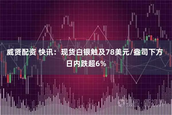 威贤配资 快讯：现货白银触及78美元/盎司下方 日内跌超6%